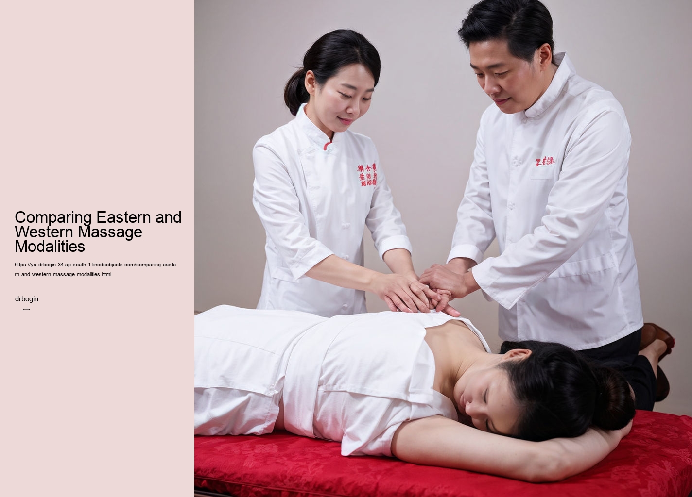 Comparing Eastern and Western Massage Modalities